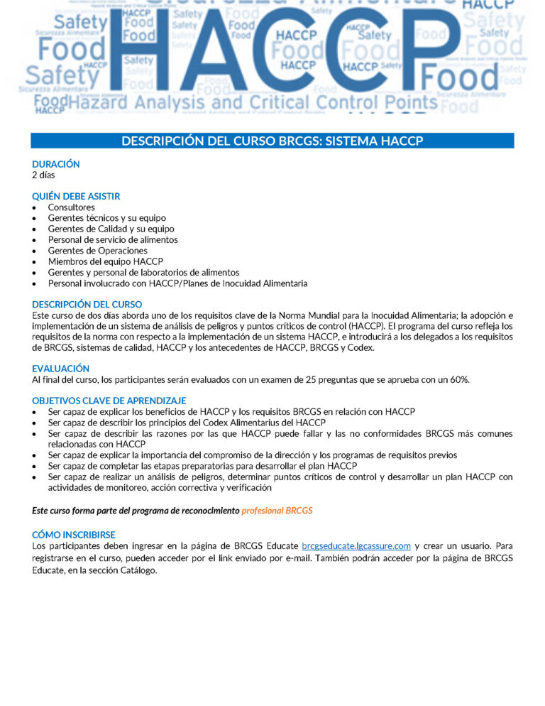 Importancia del SISTEMA HACCP en la industria alimentaria - plusgestion